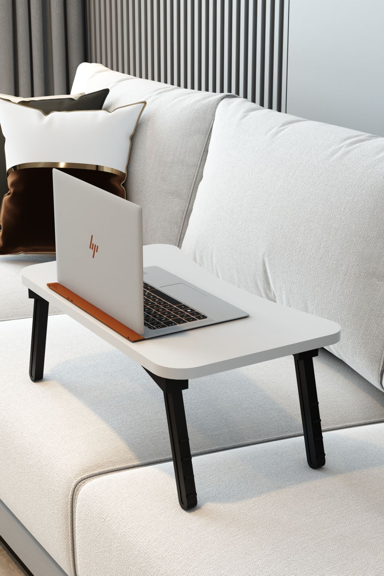 Katlanabilir Laptop Masası Laptop Sehpası Yatak Kahvaltı Masası