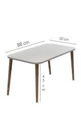 3'lü Zigon Sehpa Ve Orta Sehpa Set Yuvarlak Sehpa Seti Ahşap Ayak Gürgen Sehpa Set