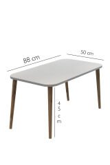 3'lü Zigon Sehpa Ve Orta Sehpa Set Yuvarlak Sehpa Seti Ahşap Ayak Gürgen Sehpa Set